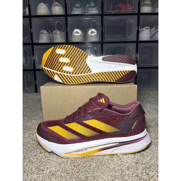 adidas Men's Adizero SL2 Arizona State University Sun Devils Size 9.5 JQ0236 - Picture 3 of 8